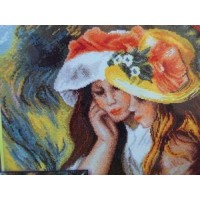 "Две читающие девочки" "Две читающие девочки"